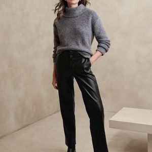 Vegan Leather Trousers